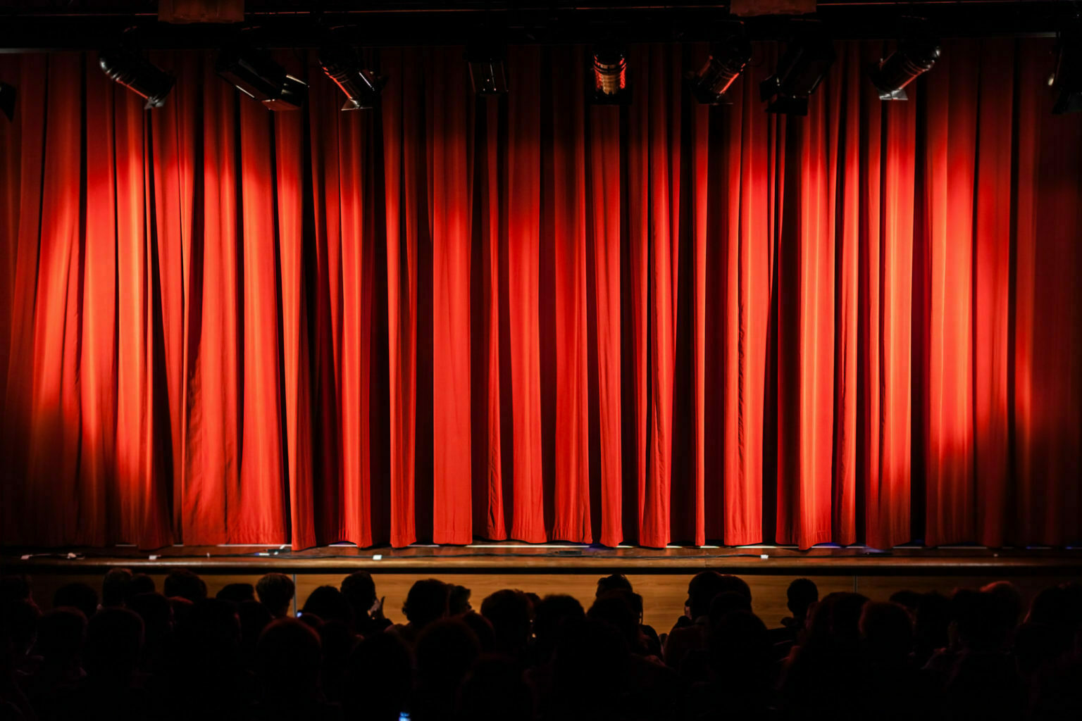 a group of people on a stage